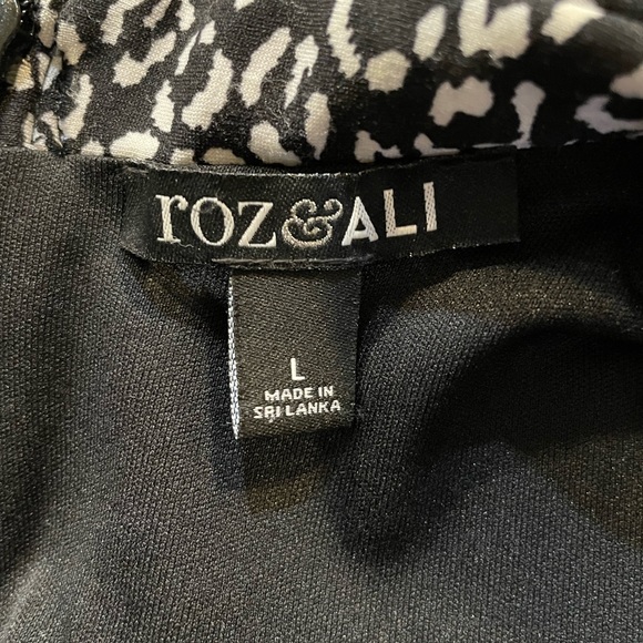 Roz & Ali black & white jump suit, L - Picture 3 of 3